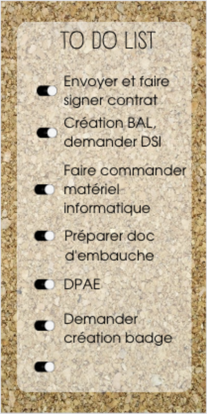 to do list pre-boarding