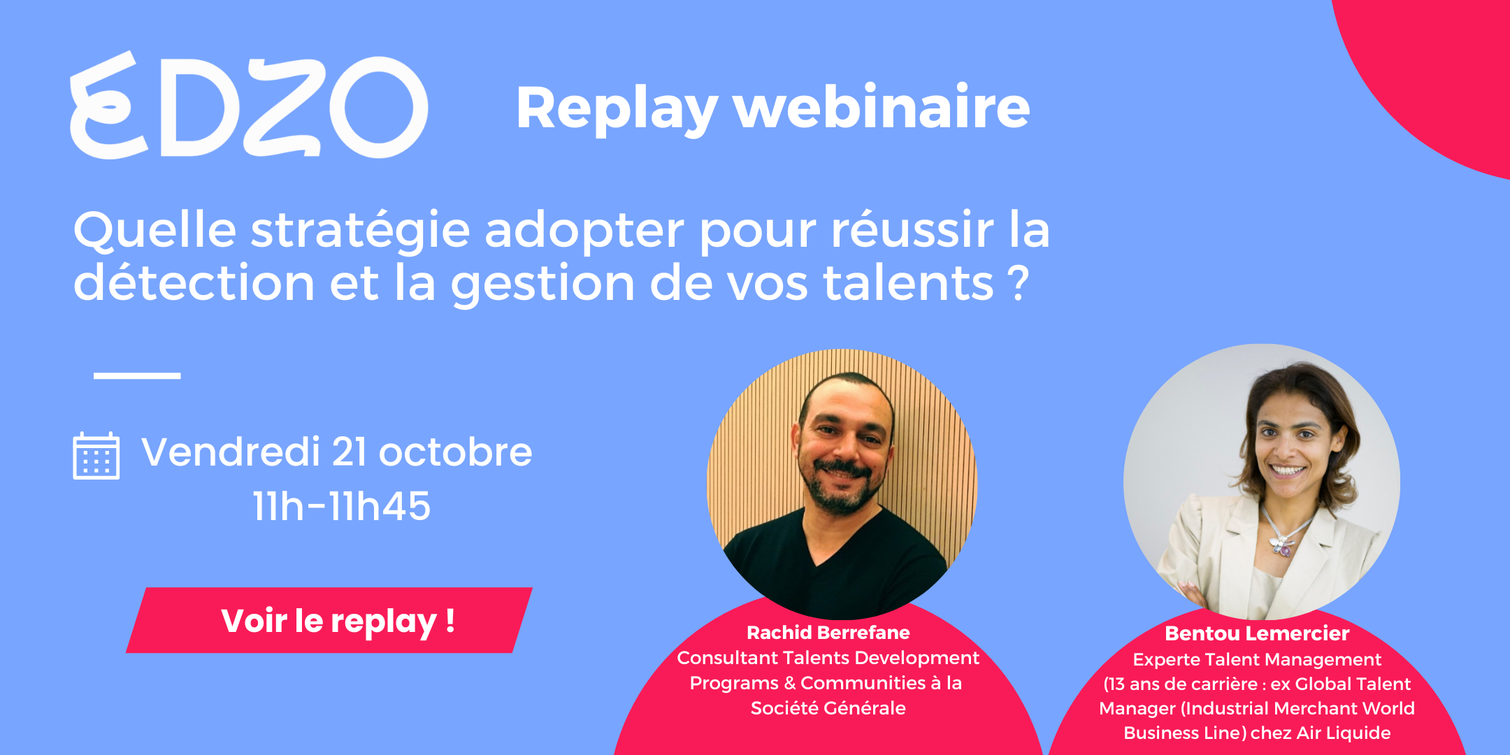 Replay webinaire gestion des talents, Talent Management