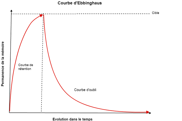 La courbe de l'oublie d'Ebbinghaus